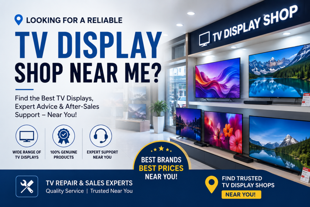 TV display shop near me for screen replacement and repair
