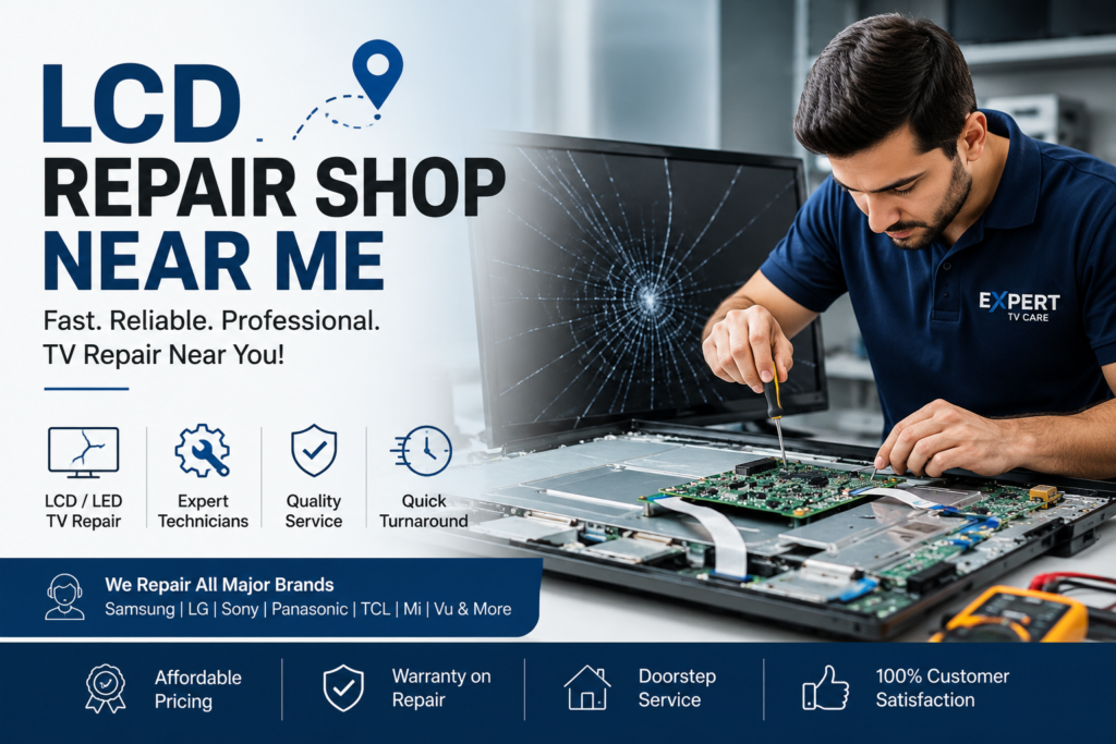 LCD repair shop near me offering professional TV repair services