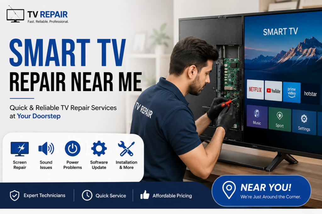 Smart TV repair near me professional TV repair service