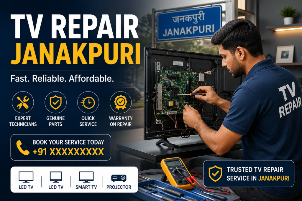 TV Repair Janakpuri service with professional technician