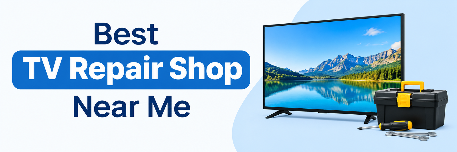 Best TV Repair Shop Near Me with professional TV repair tools and television